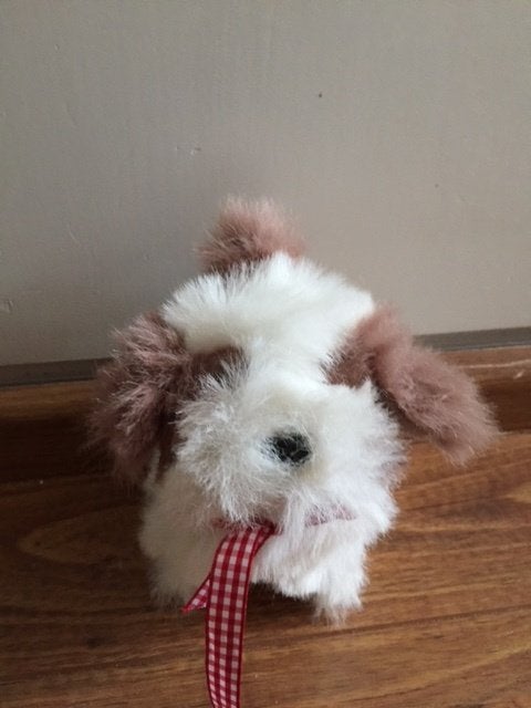 Wandelende blaffende pluchen hond kan lopen en blaffen, Nieuw, Middelgroot (20 tot 80 cm), Interactief, Beige