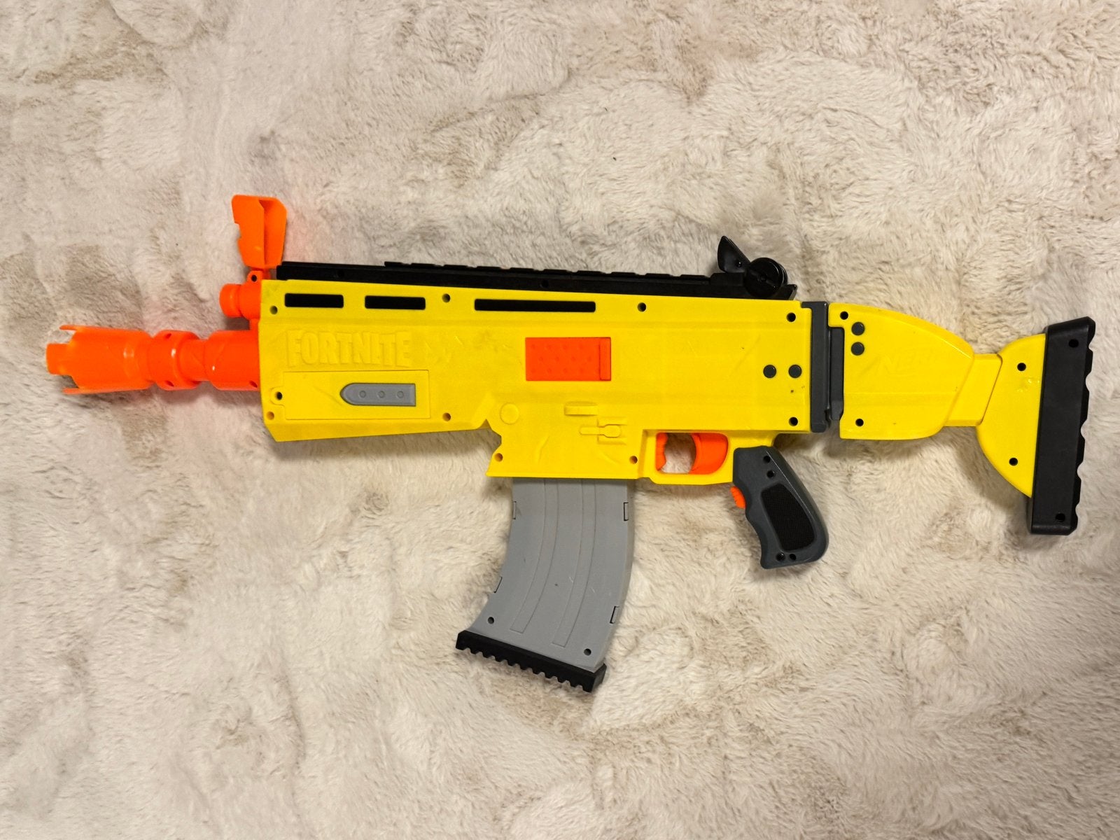 Nerf Fortnite AR-L gemotoriseerde blaster, Ophalen of Verzenden, Zo goed als nieuw, Jongen of Meisje