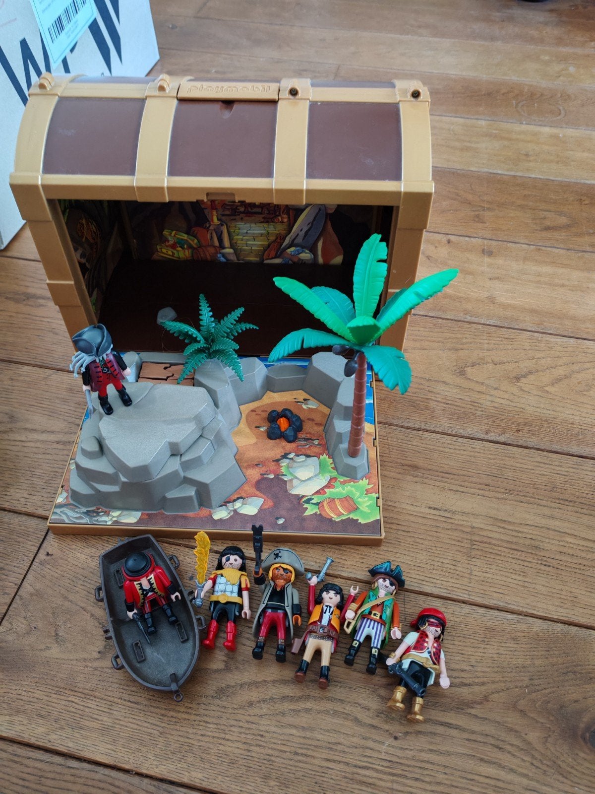 Playmobil Piratenschatkist met Figuren en Accessoires, Ophalen, Pirates, Gebruikt, Complete set