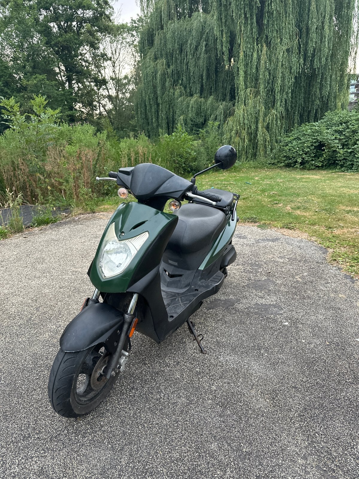 Kymco Agility Scooter - Groen, Goede Staat, Fietsen en Brommers, Scooters | Kymco, Gebruikt, Agility, Maximaal 45 km/u, Benzine