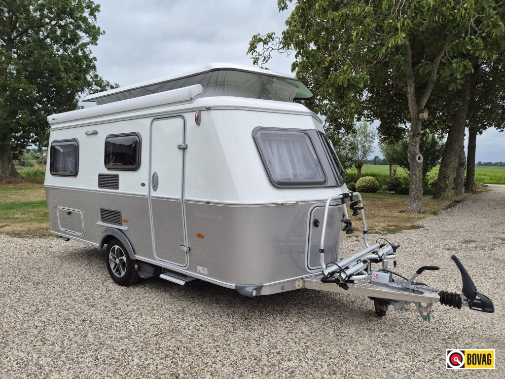 Eriba Touring 542, Caravans en Kamperen, Standaardzit, Eriba, Dwarsbed, Tot en met 3