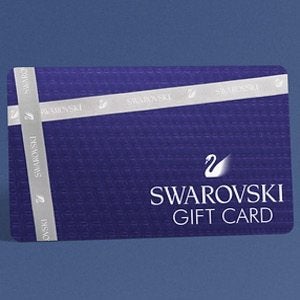 Swarovski kadobon €100, Cadeaubon