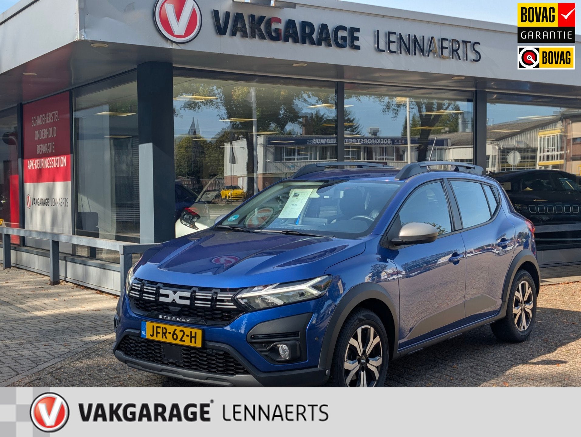 Dacia SANDERO STEPWAY 1.0 TCe 90 Expression 5d AUTOMAAT, Rij, Auto's, 12 maanden, Stof, Gebruikt, Blauw