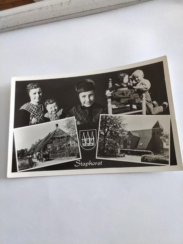 GROETEN UIT. STAPHORST. 4 AFBEELDINGEN, Ophalen of Verzenden, 1960 tot 1980, Zeeland