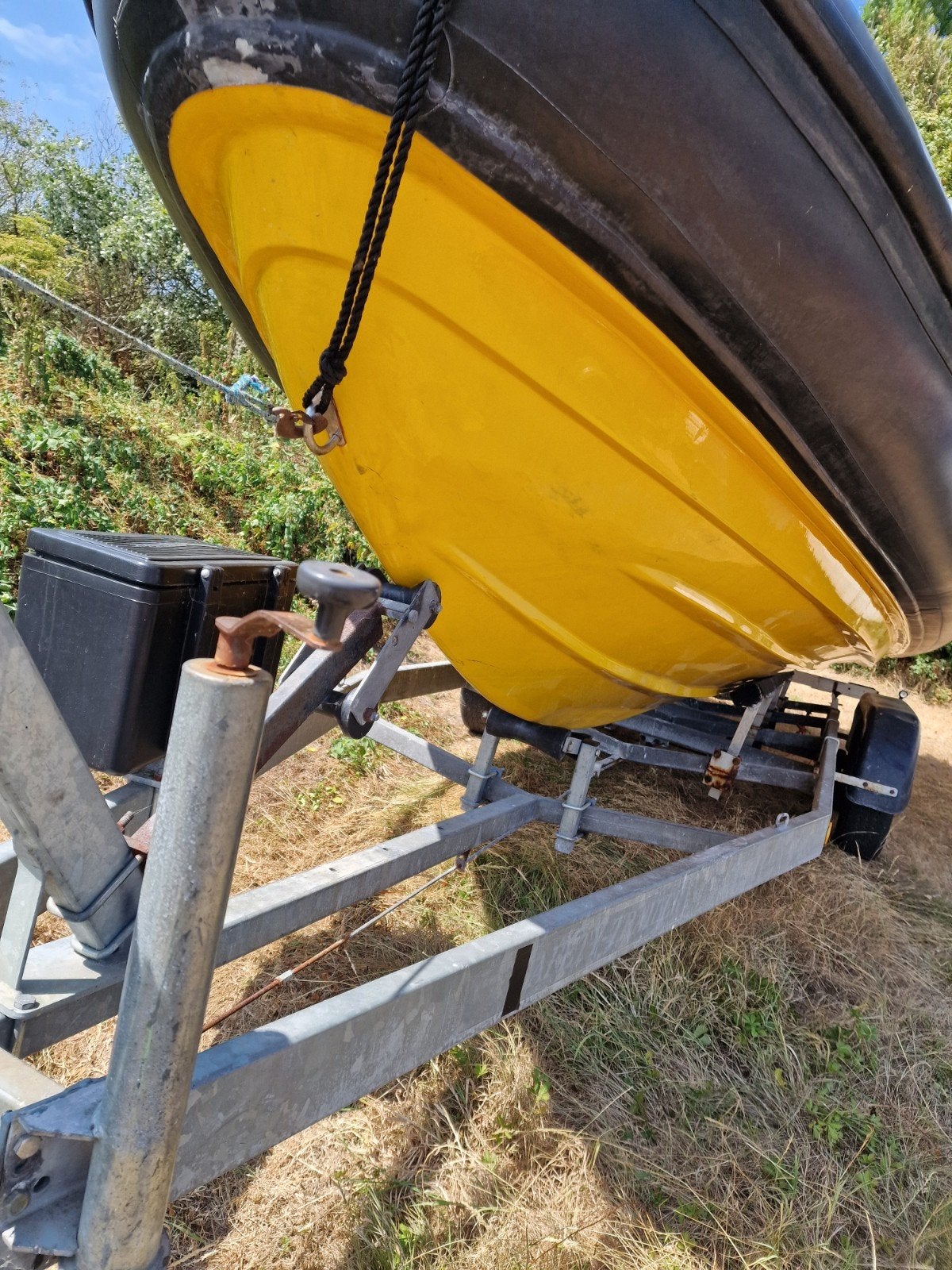 Osprey Viper 7 meter RIB met Suzuki 200pk en trailer, Gebruikt, Inclusief motor, Ophalen, Polyester/glasvezel