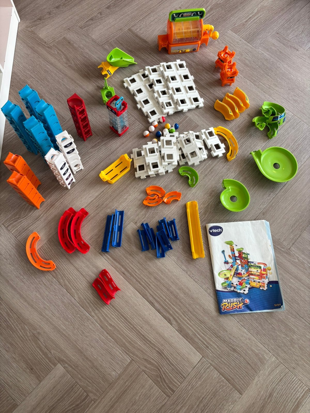 Knikkerbaan Vtech Marble Rush Super Action Set L100 E, Ophalen, Zo goed als nieuw, 6 jaar of ouder
