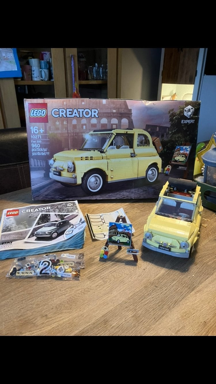 lego creator expert fiat 500 10271, Ophalen, Zo goed als nieuw