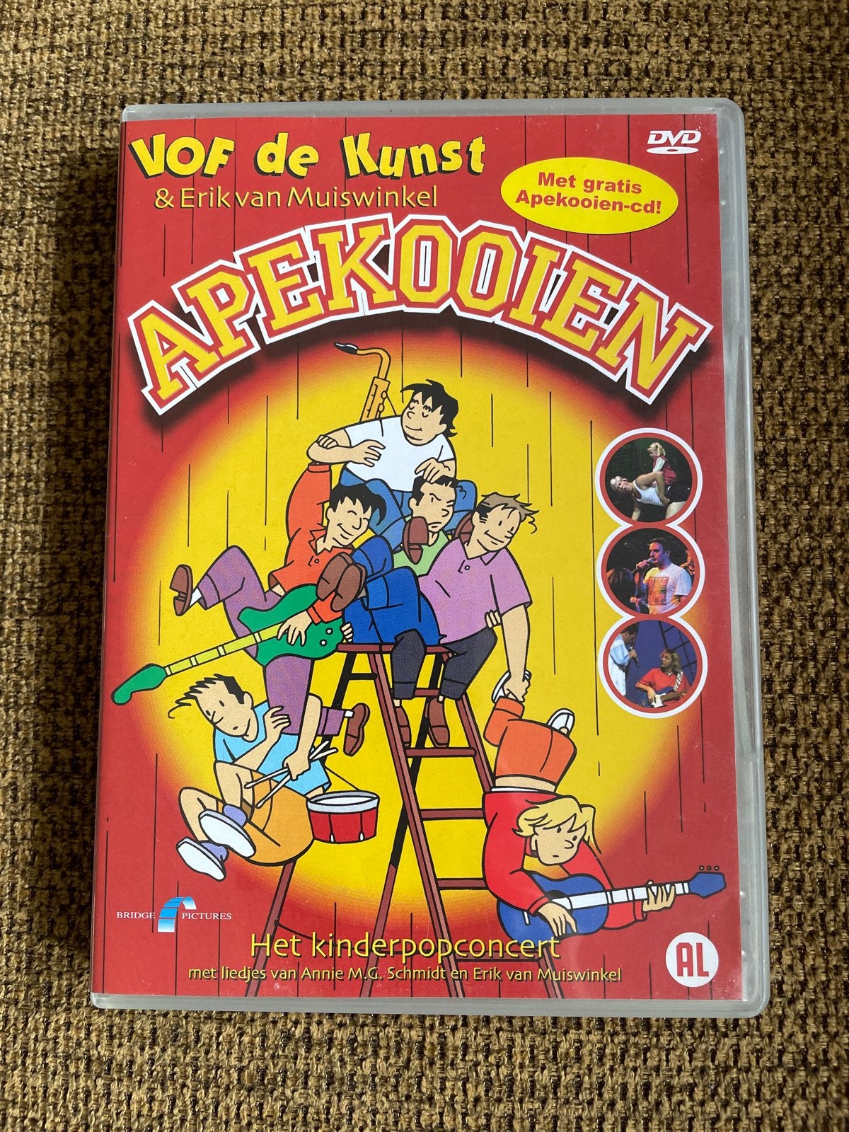 VOF de Kunst & Erik van Muiswinkel - Apekooien alleen dvd, Cd's en Dvd's, Bonusmateriaal, Alle leeftijden, Nederlands, Zo goed als nieuw