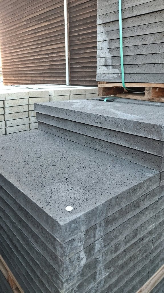 Oud-Hollandse betontegels 80x40x5 cm carbon, Ophalen, Nieuw, 10 m² of meer, Beton