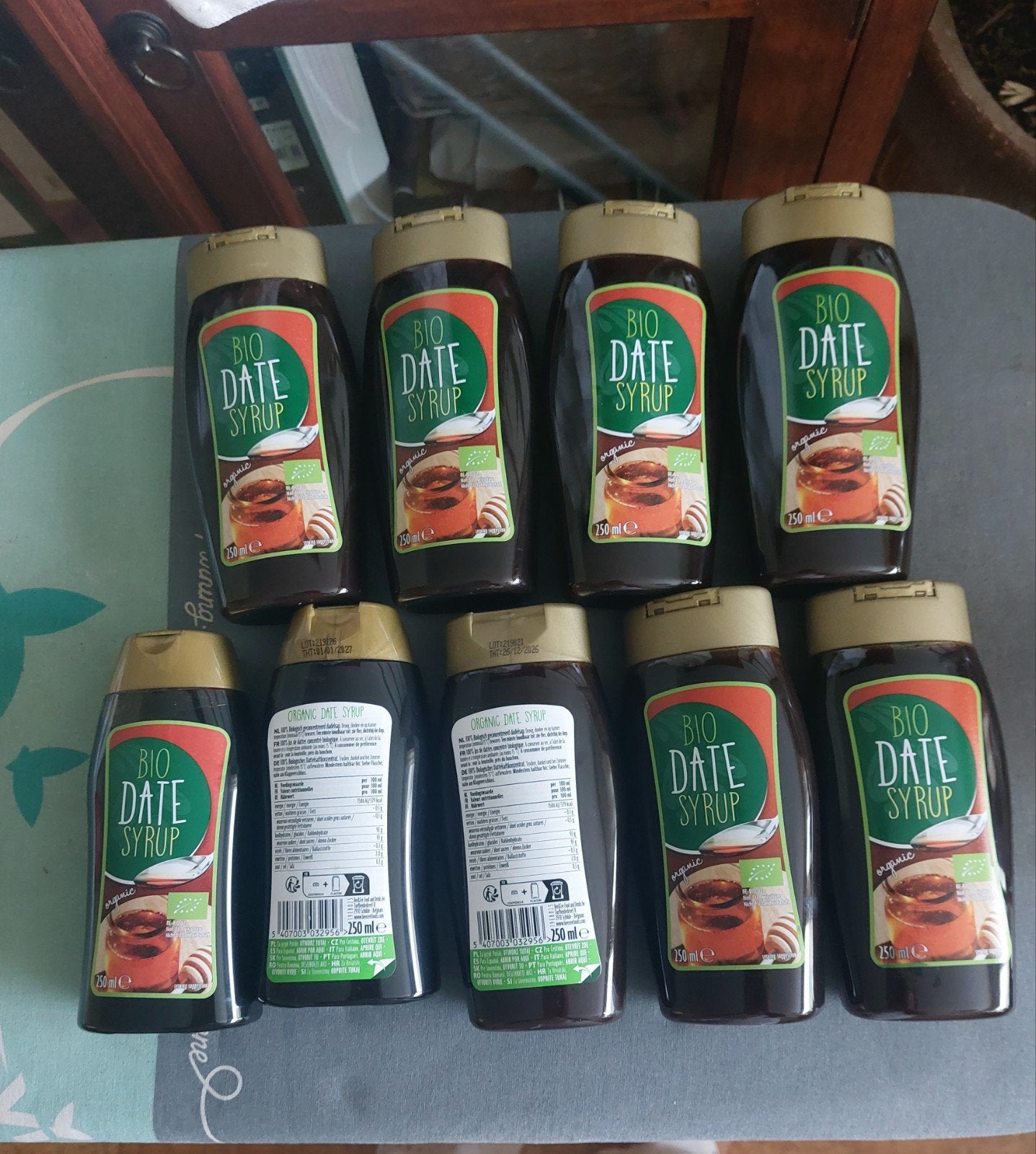 9 stuks bio dactylus siroop nieuw, Ophalen of Verzenden