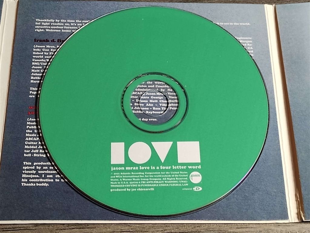 Jason Mraz - Love Is A Four Letter Word [Digisleeve], Ophalen of Verzenden, Zo goed als nieuw