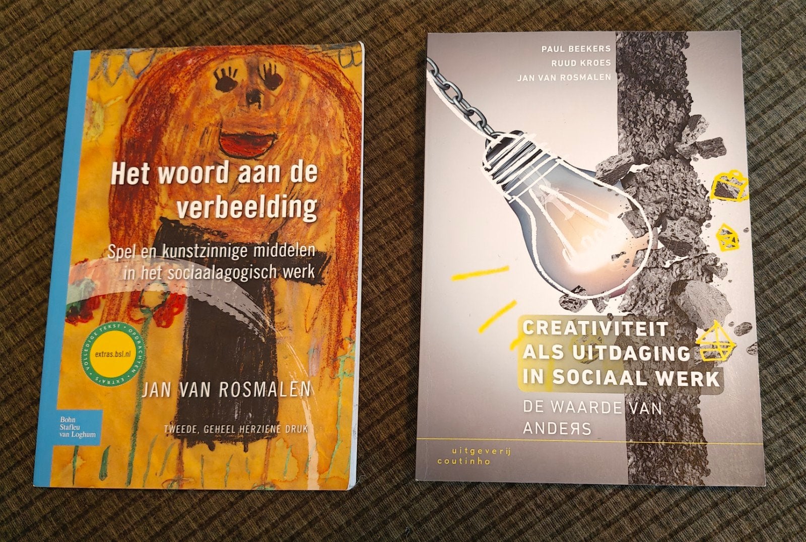 Het woord aan verbeelding & Creativiteit als uitdaging in so, Boeken, Studieboeken en Cursussen, Gelezen, Jan van Rosmalen, Paul Beekers, Ruud Kroes