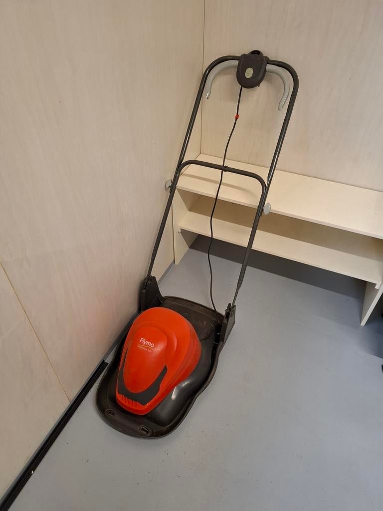 Flymo SimpliGlide 360 Elektrische Zweefmaaier, Tuin en Terras, Grasmaaiers, Gebruikt, Elektrische grasmaaier, 30 t/m 39 cm, Zweefmaaier