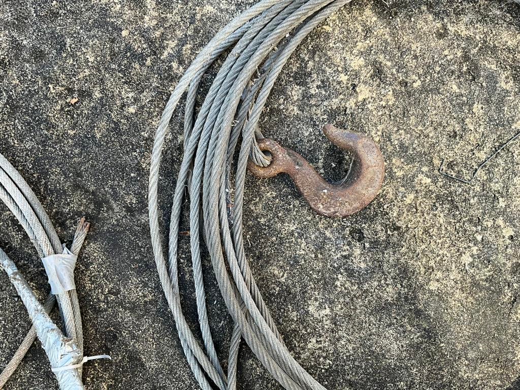 Stalen kabel, Doe-het-zelf en Verbouw, IJzerwaren en Bevestigingsmiddelen, Ophalen, Zo goed als nieuw, 250 mm of meer