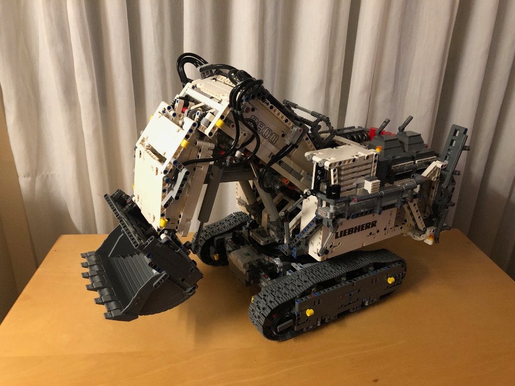 Lego Technic - 42100 - Liebherr R 9800 Graafmachine, Lego, Lego.com/service, Compleet, Ophalen of Verzenden