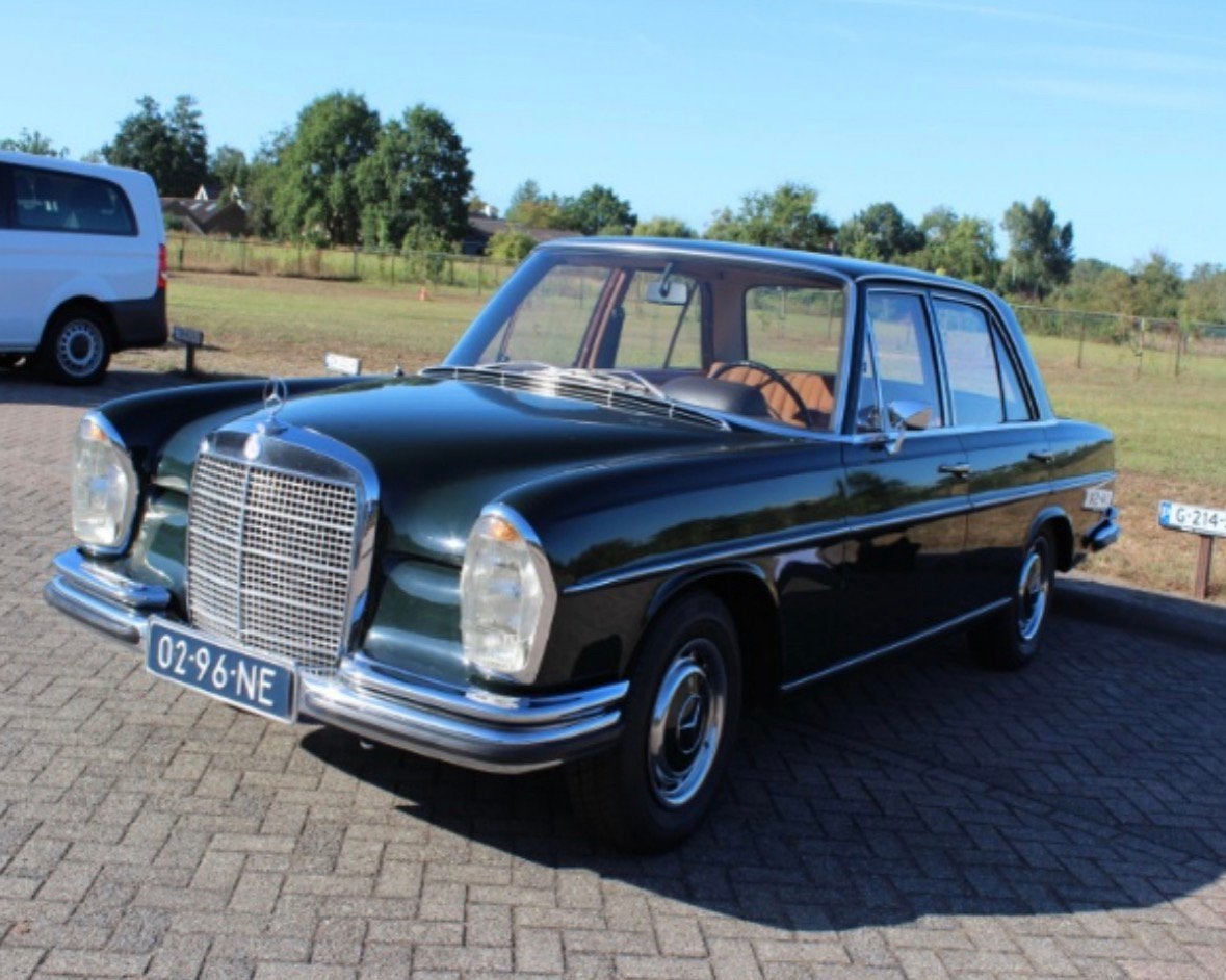Mercedes-Benz S-Klasse 2.8 280 S 1970 Groen org. NL, Automaat, Leder en Stof, Origineel Nederlands, Bruin