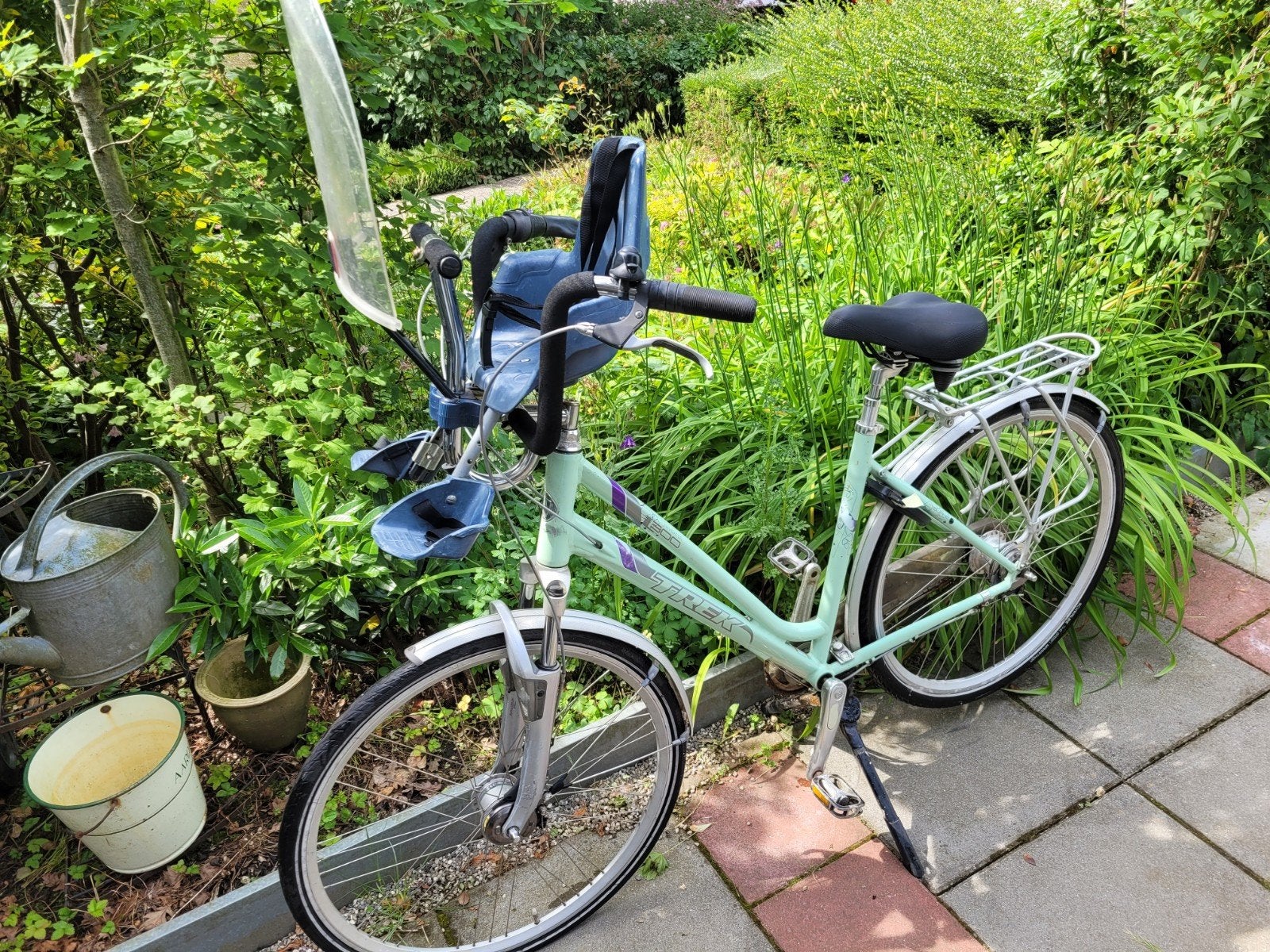 Trek 7 versn. naafdynamo, vorkvering en zitje, Gebruikt, Versnellingen, 56 cm of meer, 1 zitje