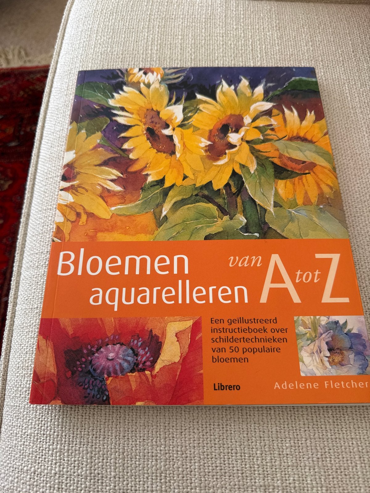 Bloemen aquarelleren van A tot Z - Adelene Fletcher, Ophalen of Verzenden, Zo goed als nieuw, Tekenen en Schilderen