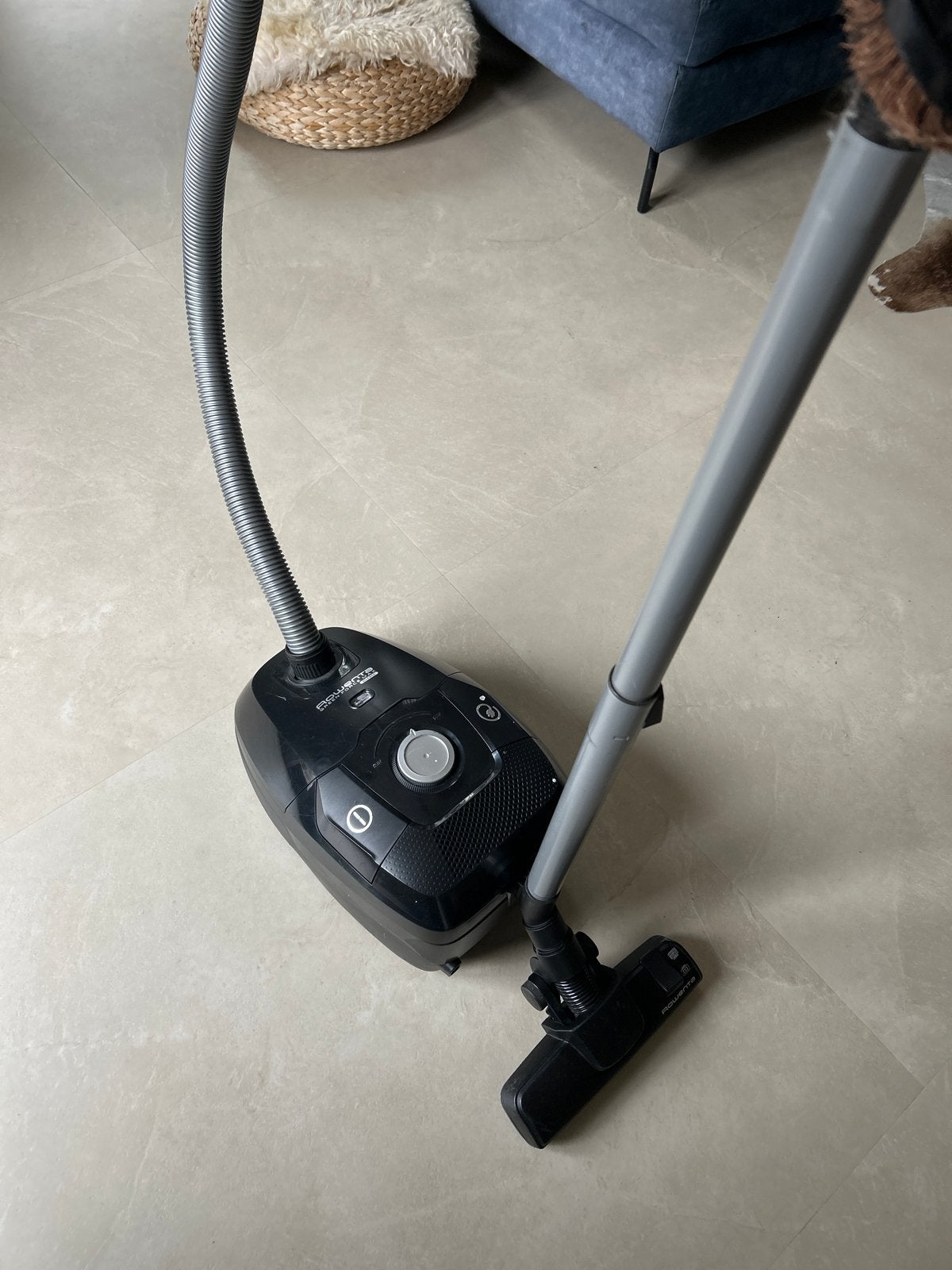 Rowenta Green Force Max Silence stofzuiger met zakken, Gebruikt, Geschikt voor harde vloeren, Sledestofzuiger, Minder dan 1200 watt