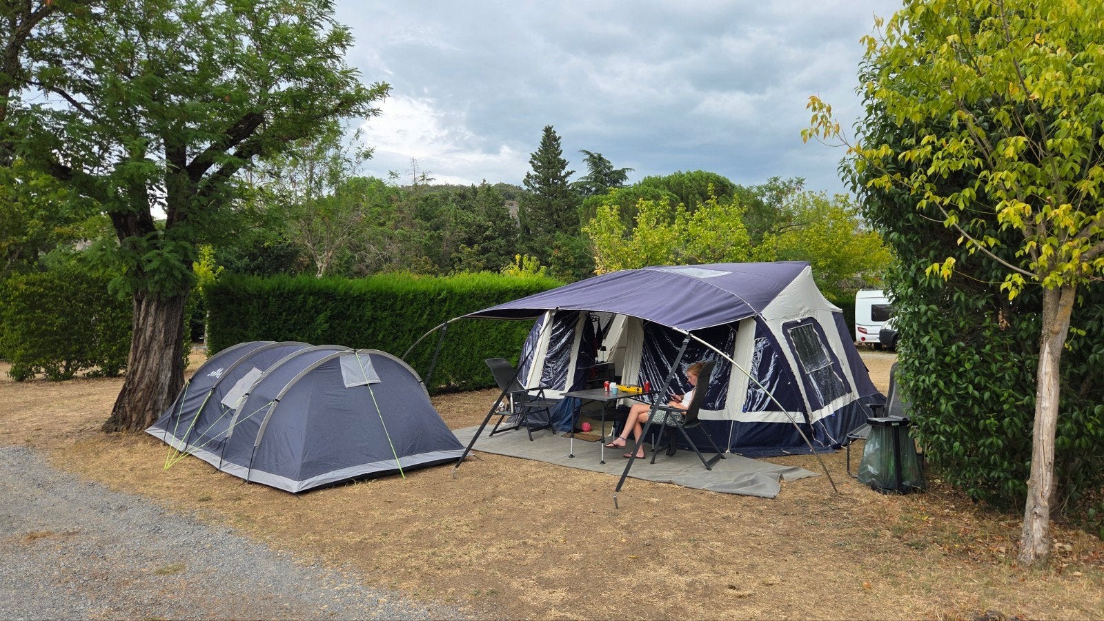 Jamet Jametic Panaroma vouwwagen 2015 met diverse extra's, Caravans en Kamperen, Vouwwagens, Ophalen, Blauw, Aanwezig, Jamet