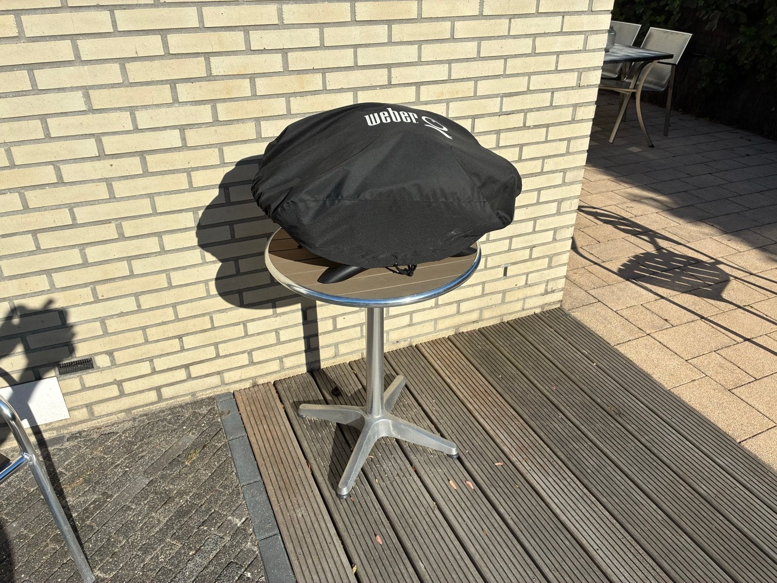 Weber Q1200 Gasbarbecue - Blauw, inclusief hoes, Tuin en Terras, Ophalen, Gebruikt