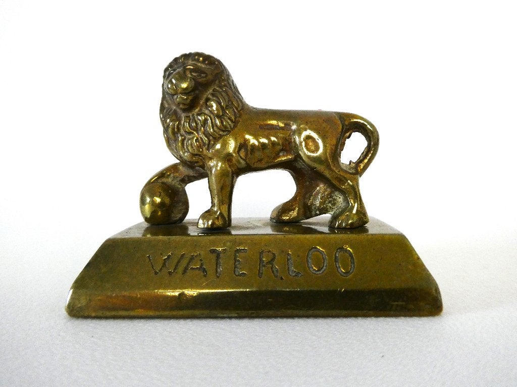 2 Beelden Leeuw van Waterloo XVIII JUIN MDCCCXV, Ophalen of Verzenden