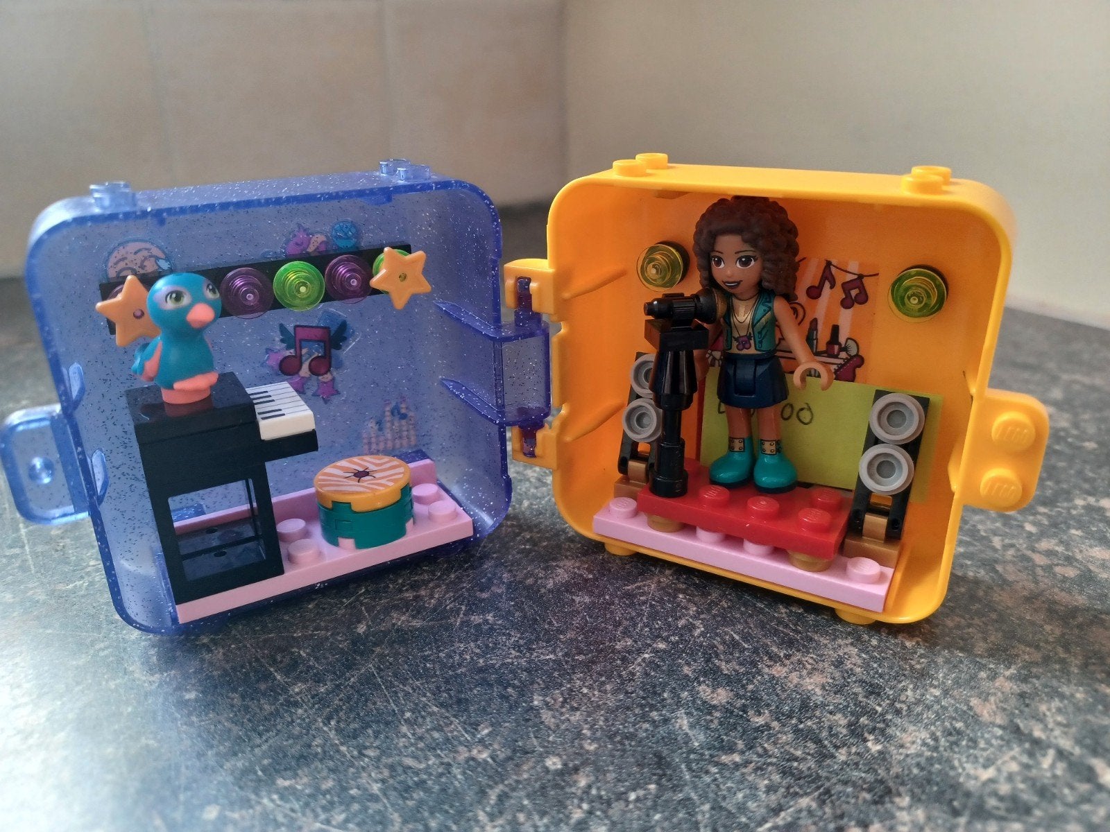 Lego friends 41400 Andrea's speelkubus, Lego, Friends, Ophalen of Verzenden, Zo goed als nieuw