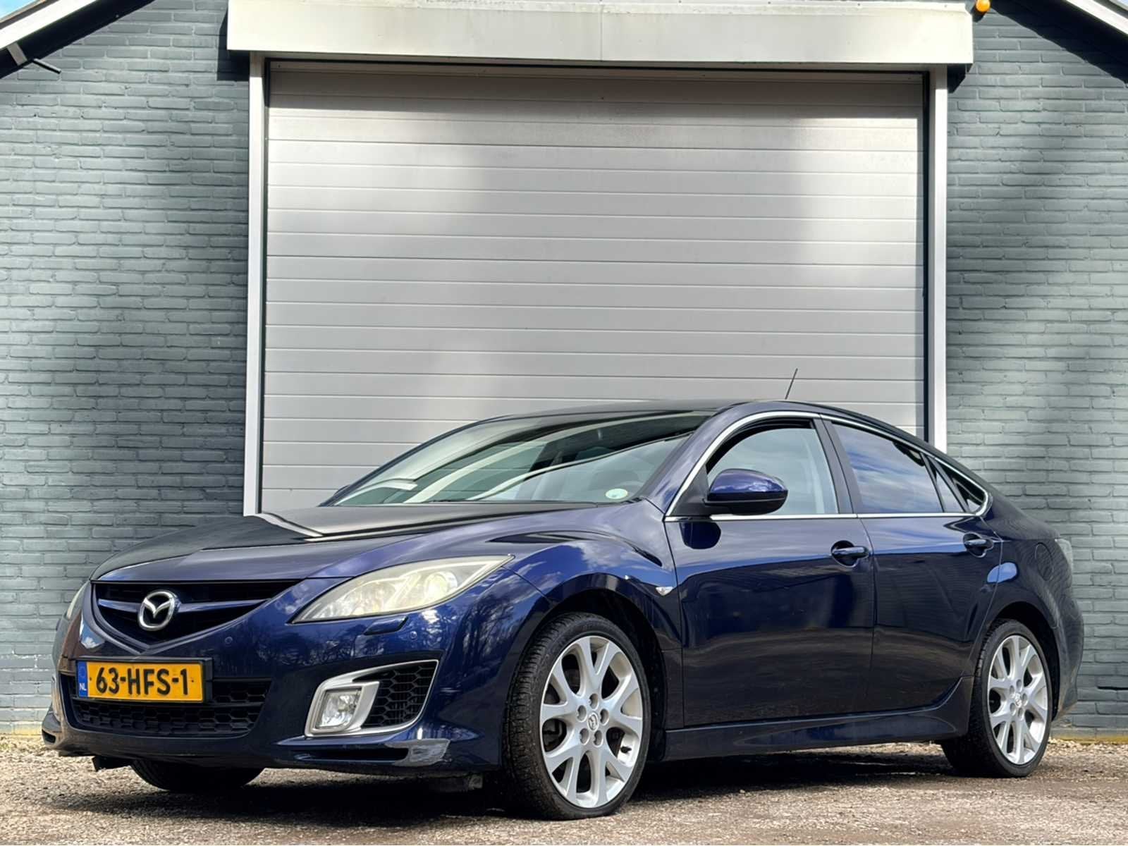 Mazda - 2008 - 6 - Personenauto, Auto's, Mazda, Bedrijf, Diesel, Euro 4, B, Hatchback, Handgeschakeld, Origineel Nederlands, Blauw