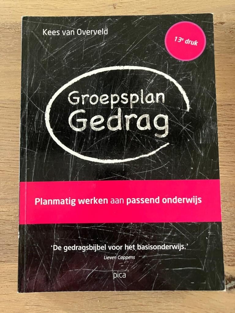Groepsplan gedrag – Kees van Overveld, Zo goed als nieuw, Alpha, Kees van Overveld, HBO