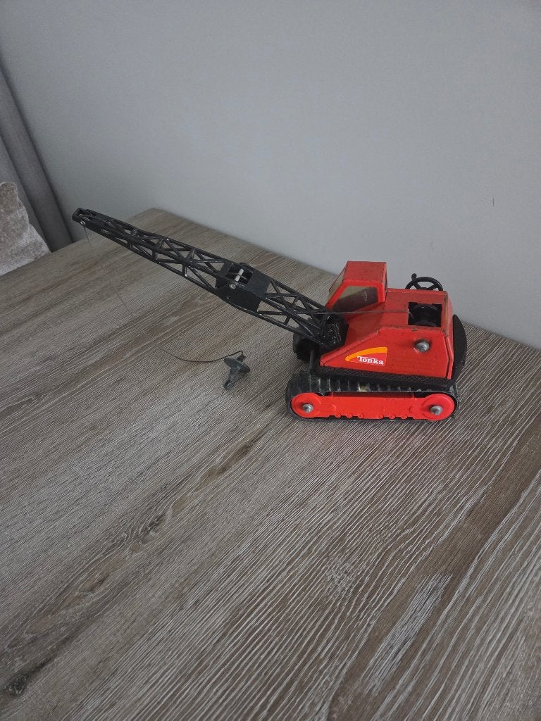 Verschillende tonka kraan wagens, Verzamelen, Speelgoed, Ophalen, Gebruikt