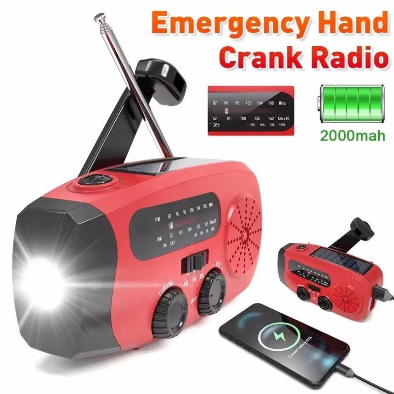 Survival Noodradio/Verlichting upgraded version, Outdoorsportshop, Nieuw, Info@outdoorsportshop.nl, Verzenden