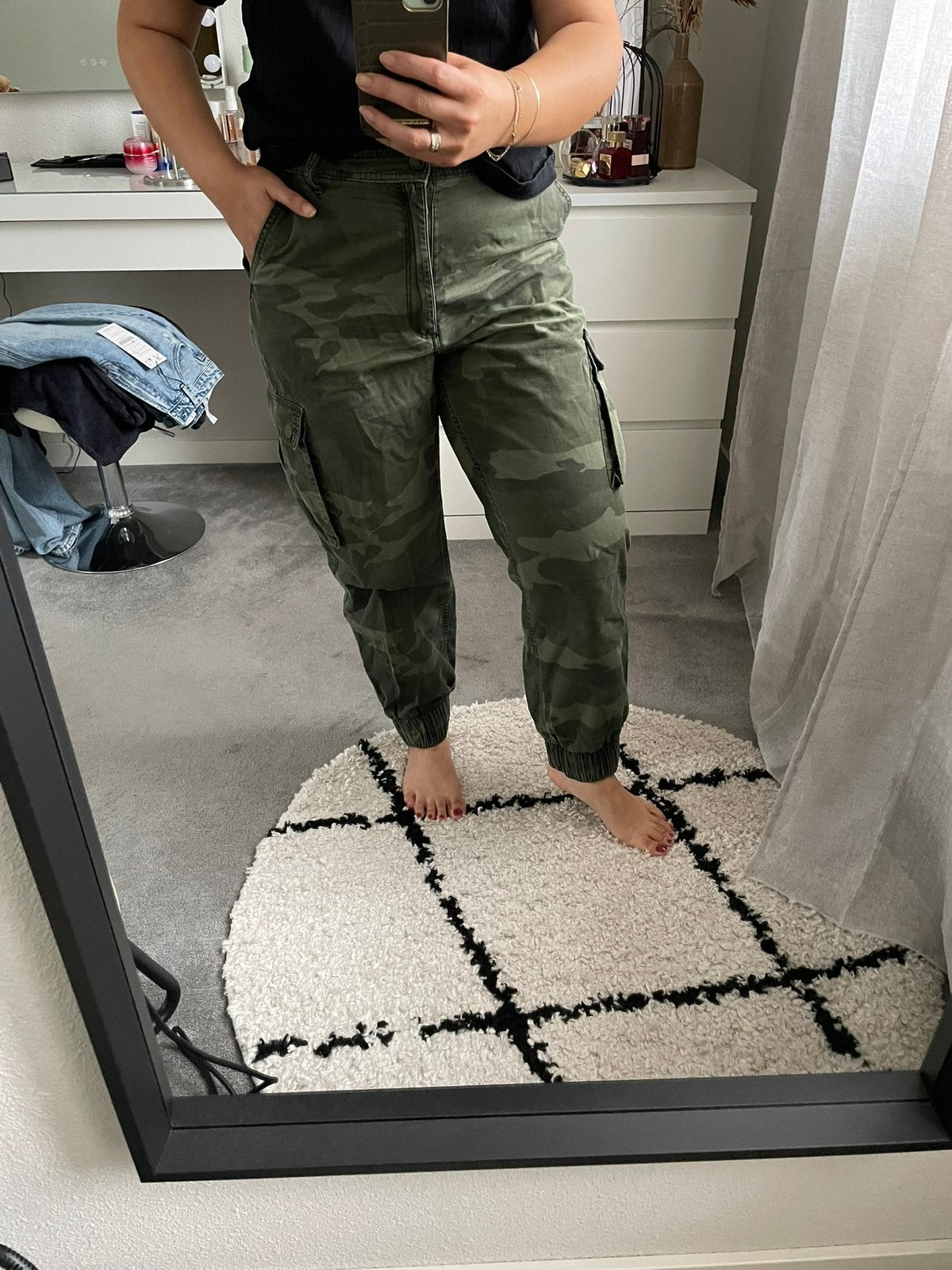 Abercrombie & fitch cargo broek, Minder dan 50 cm, Verzenden, Zo goed als nieuw, Minder dan 100 cm