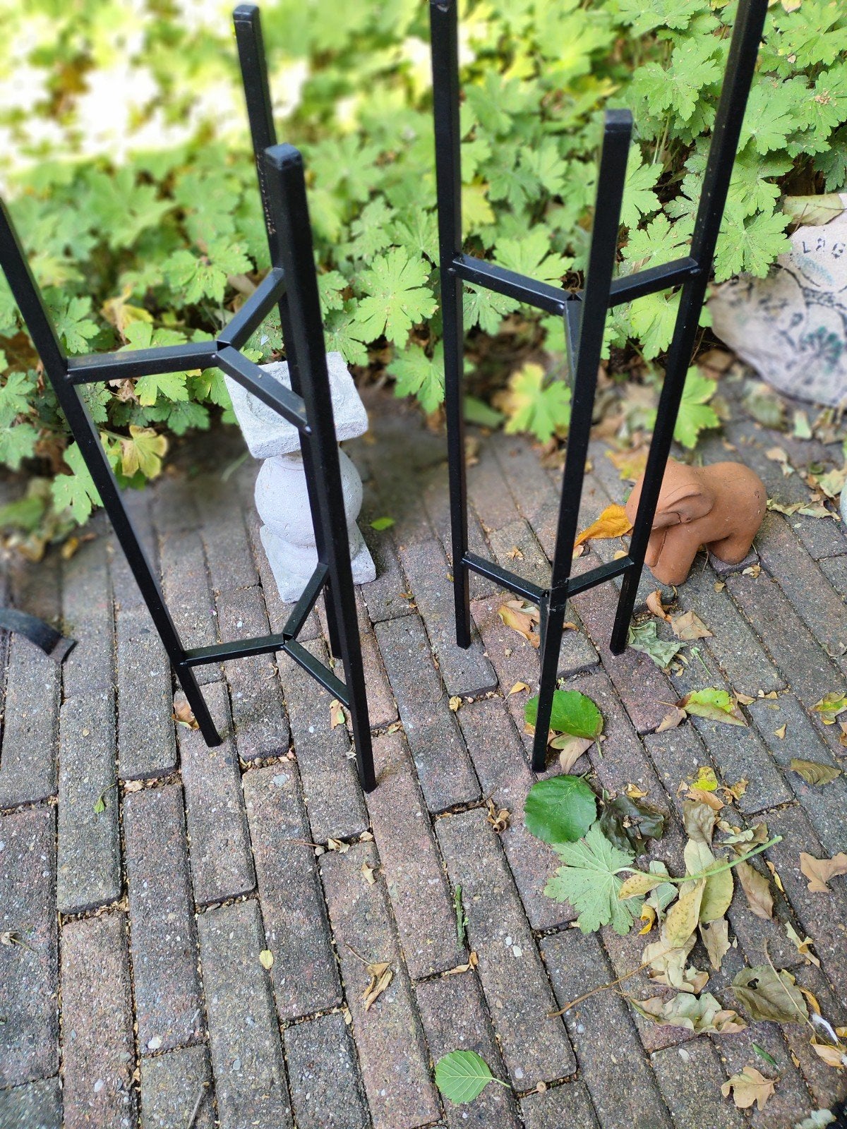 Tuin artikelen voor decoratie, vintage kandelaar, p st, Ophalen, Metaal