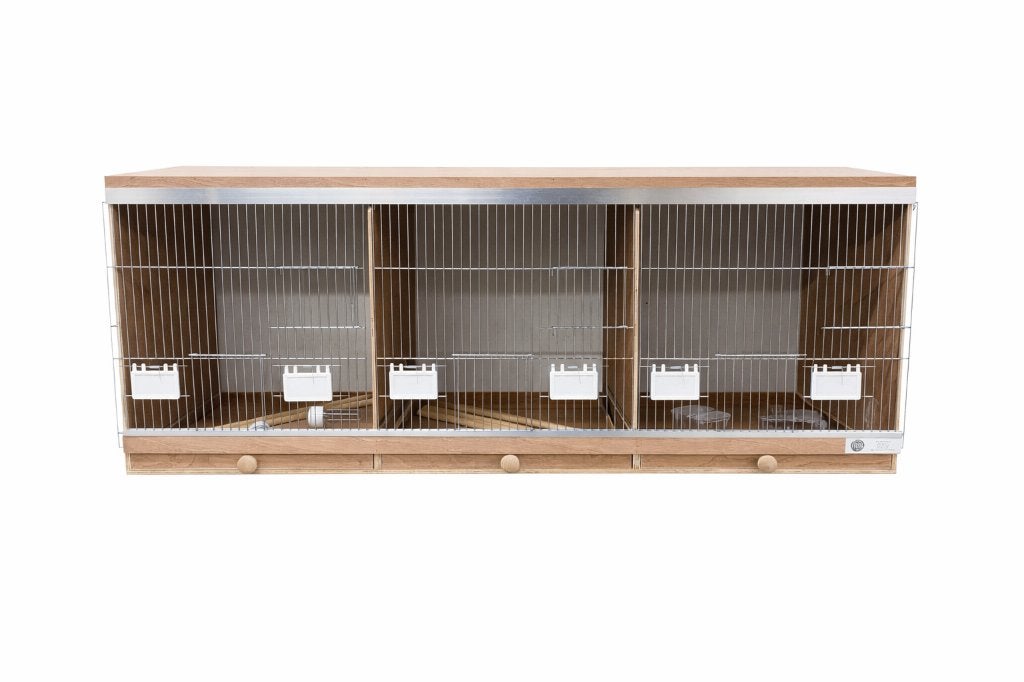 Houten kweekkooien | Broedkooien 121,5 x 40 x 50 Trippel, Dieren en Toebehoren, Vogels | Hokken en Kooien, Ophalen, Nieuw, Hout