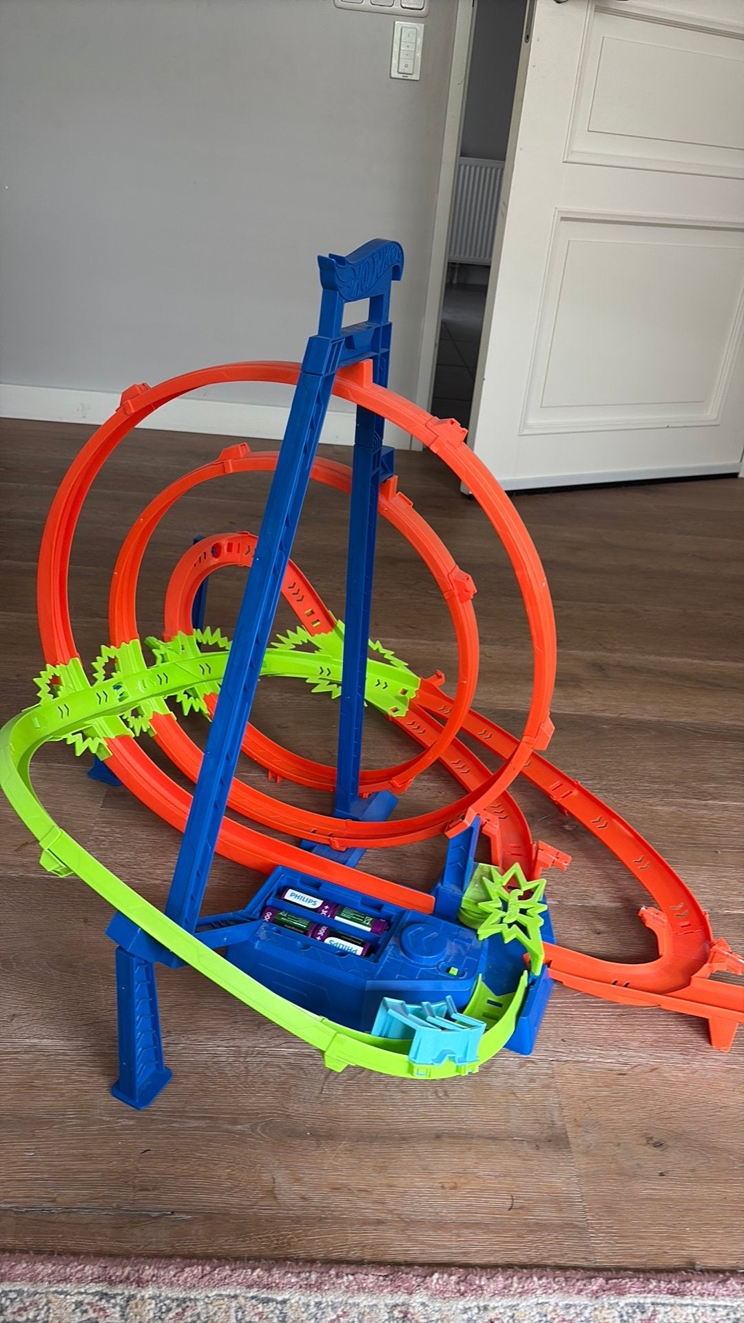 Hot Wheels Triple Loop Speed Set, Kinderen en Baby's, Ophalen, Zo goed als nieuw, Handmatig, Hot Wheels
