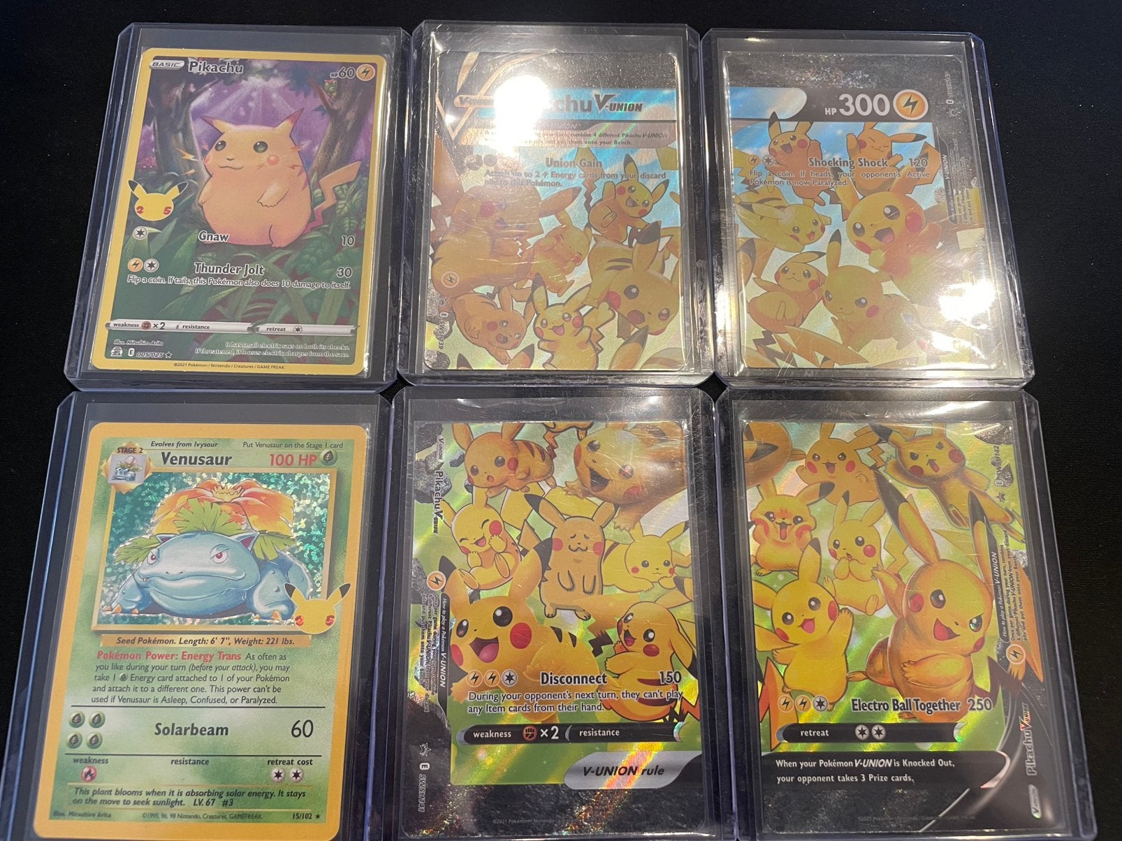 Pokemon kaarten 25th, Ophalen of Verzenden, Zo goed als nieuw, Meerdere kaarten, Foil