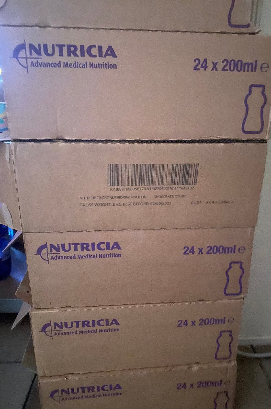 Nutricia proteïne chocola, vanille, aardbei,mokka, Ophalen of Verzenden