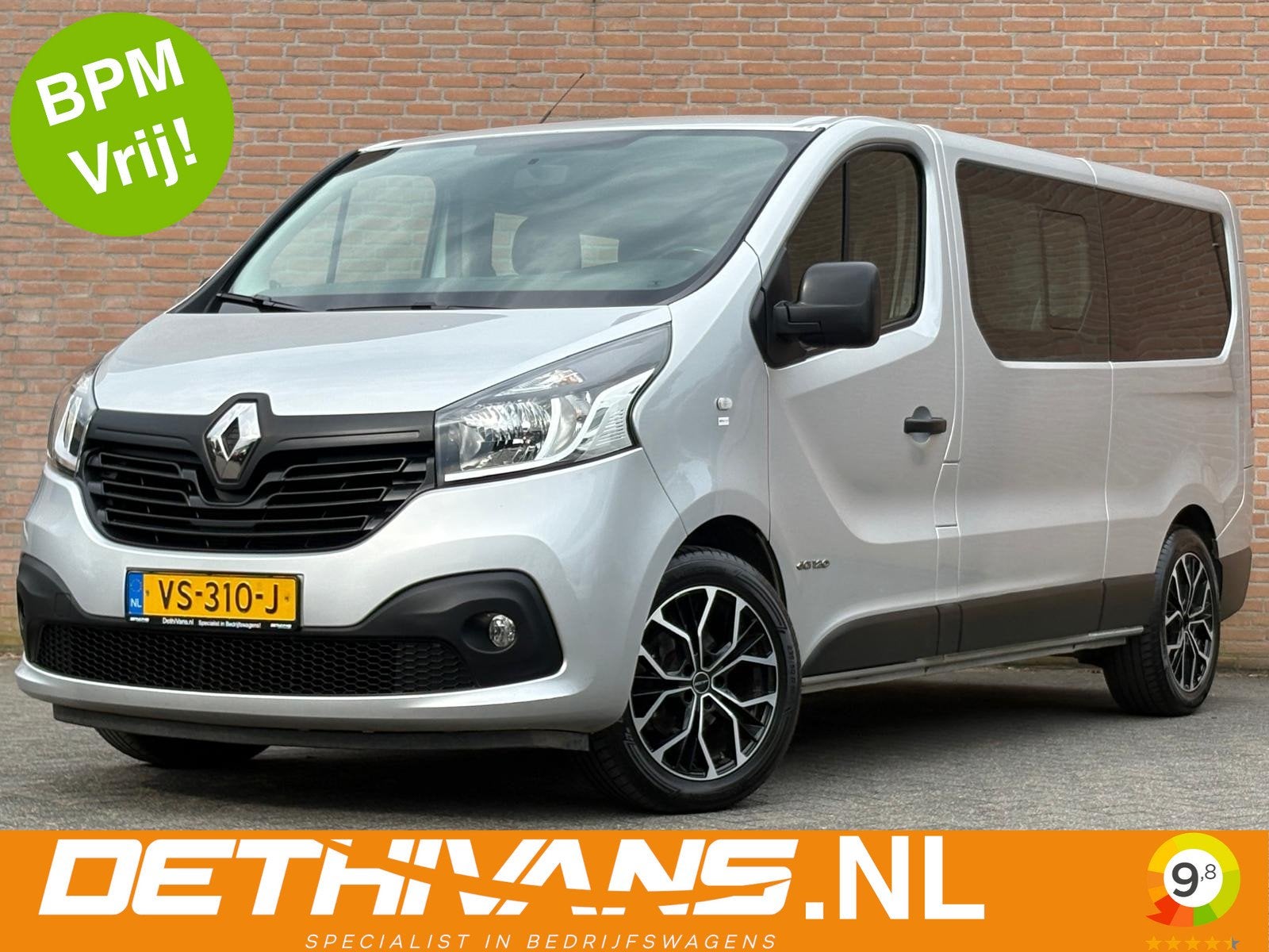 Renault Trafic 1.6dCi 120PK Lang / Dubbele cabine / Marge, Voorwielaandrijving, Euro 5, Gebruikt, 4 cilinders