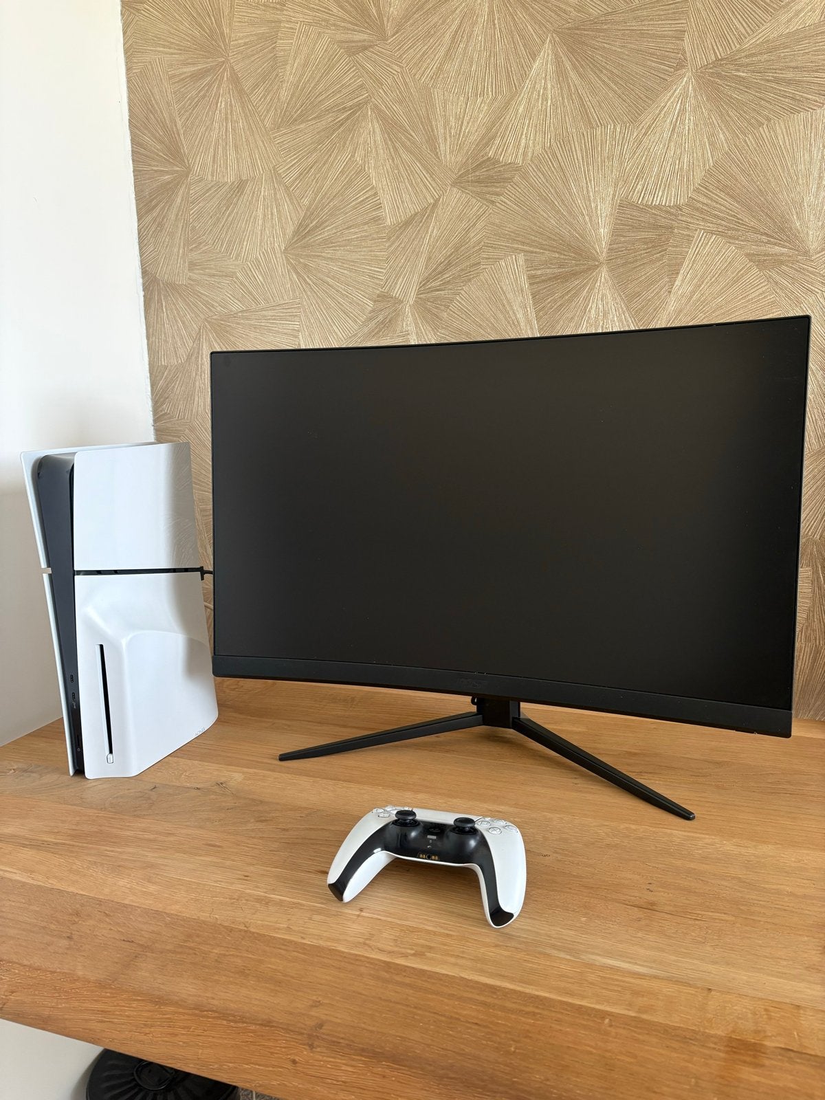Playstation 5/ PS5 disc edition met MSI monitor & controller, Ophalen, Zo goed als nieuw
