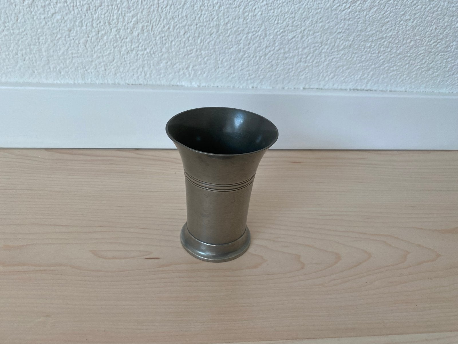 Tinnen beker van Lock Tollenaar - Zuiver tin, Ophalen of Verzenden