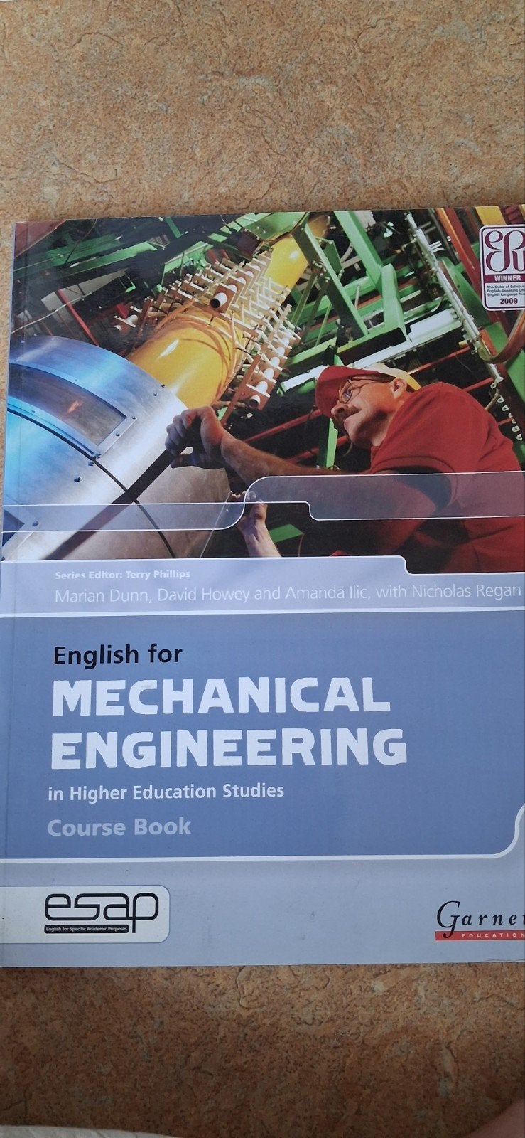 English for Mechanical Engineering - Course Book, Ophalen, HBO, Beta, Marian Dunn, David Howey, Amanda Illic, Nicholas Regan