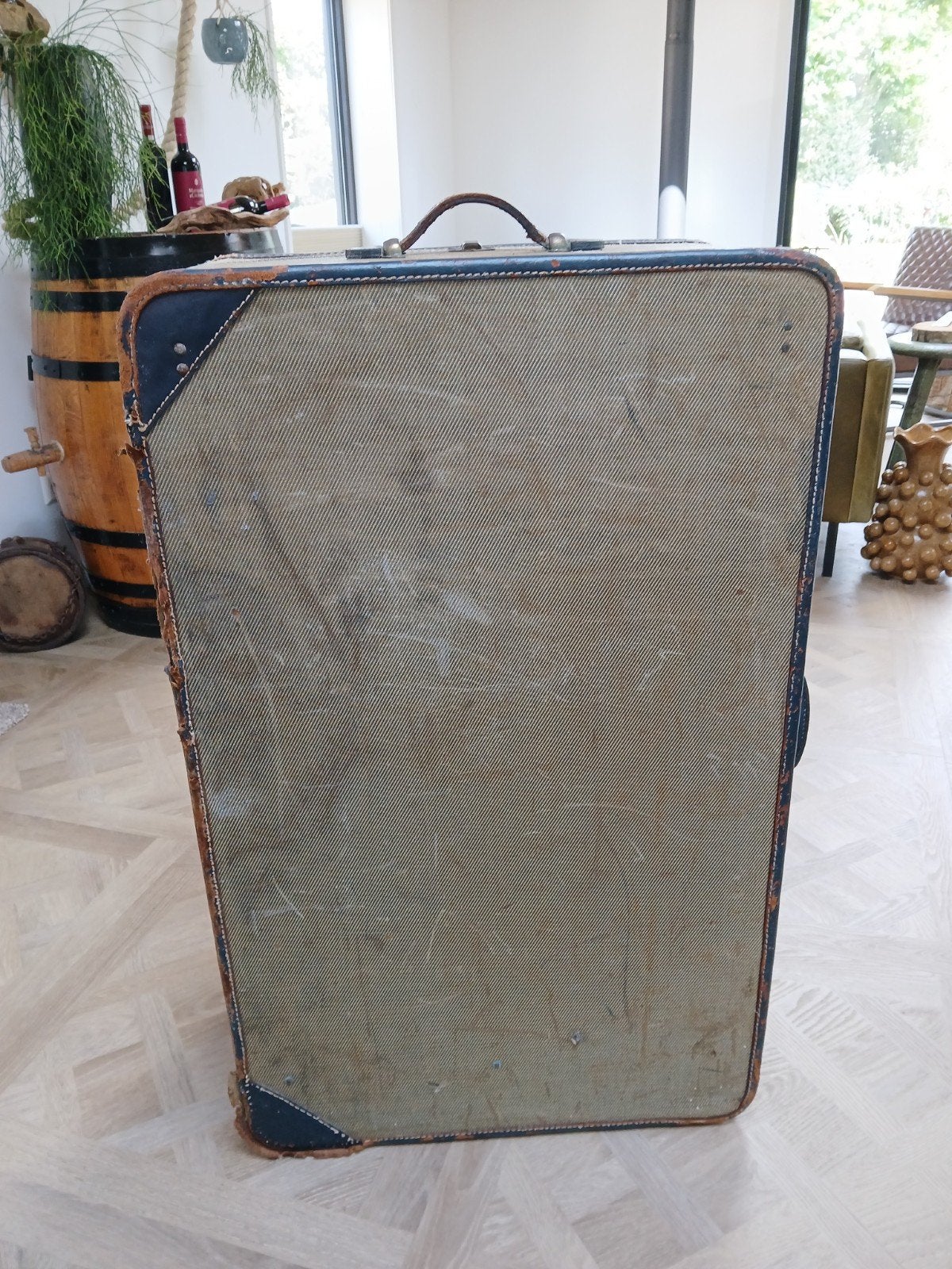 Hutkoffer, Vintage Amelia Earhart - Jaren '30 reiskoffer, Ophalen, Gebruikt
