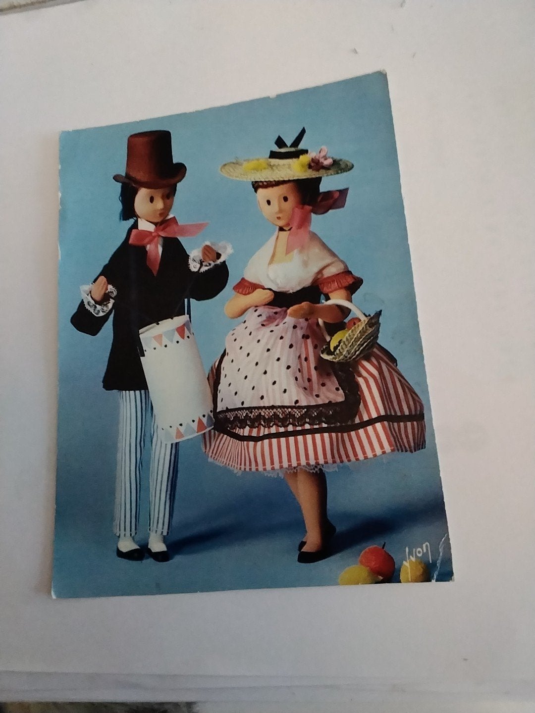 Vintage Ansichtkaart: Peynet Liefdespaar, Ophalen of Verzenden, 1940 tot 1960, Gelopen