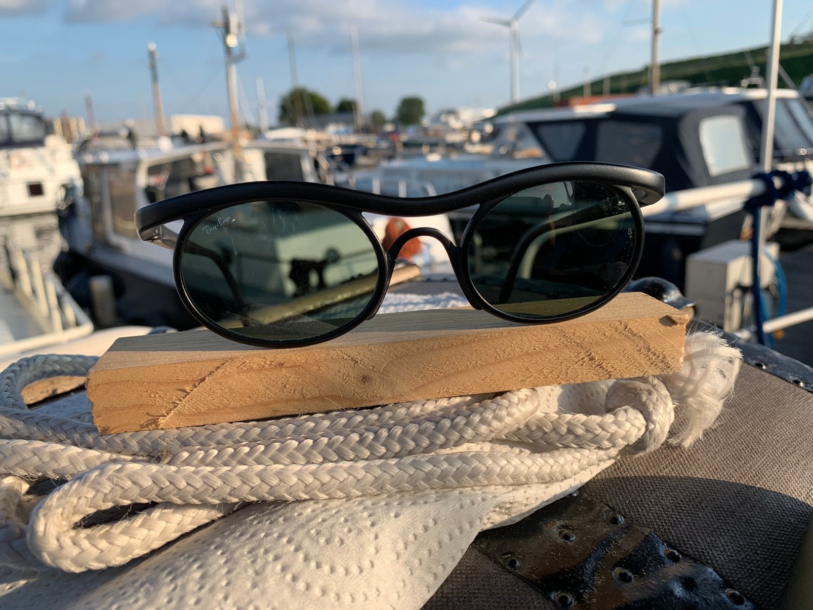 Rayban b&l Terminator  mint g15 groen echt glas, Zonnebril, Nieuw, Ophalen of Verzenden, Ray-Ban