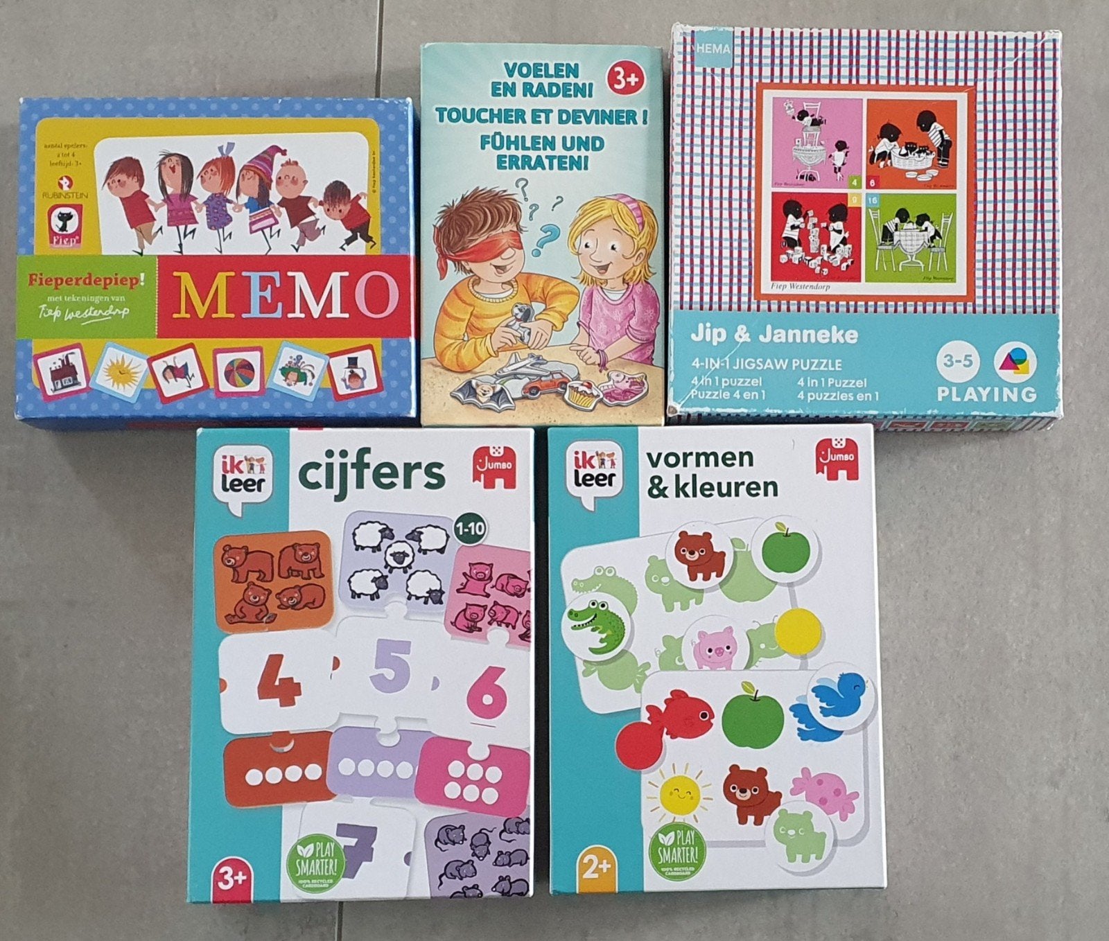 Diverse puzzels en spelletjes, Ophalen, 10 tot 50 stukjes, Gebruikt, 2 tot 4 jaar