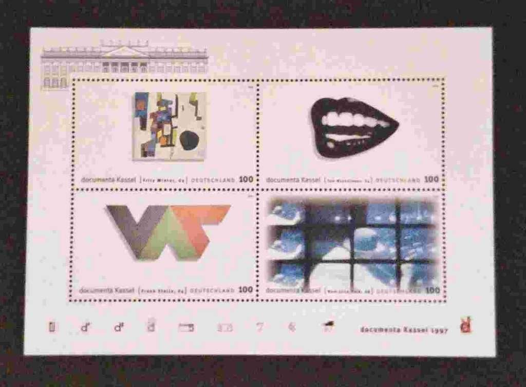 DUITSLAND - blok mi.nr. 39 (Documenta Kassel) 1997, Ophalen of Verzenden, BRD, Postfris