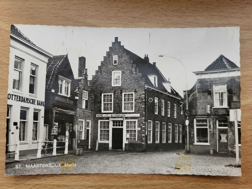 ansicht MAARTENSDIJK Markt, Ophalen, Voor 1920, Utrecht