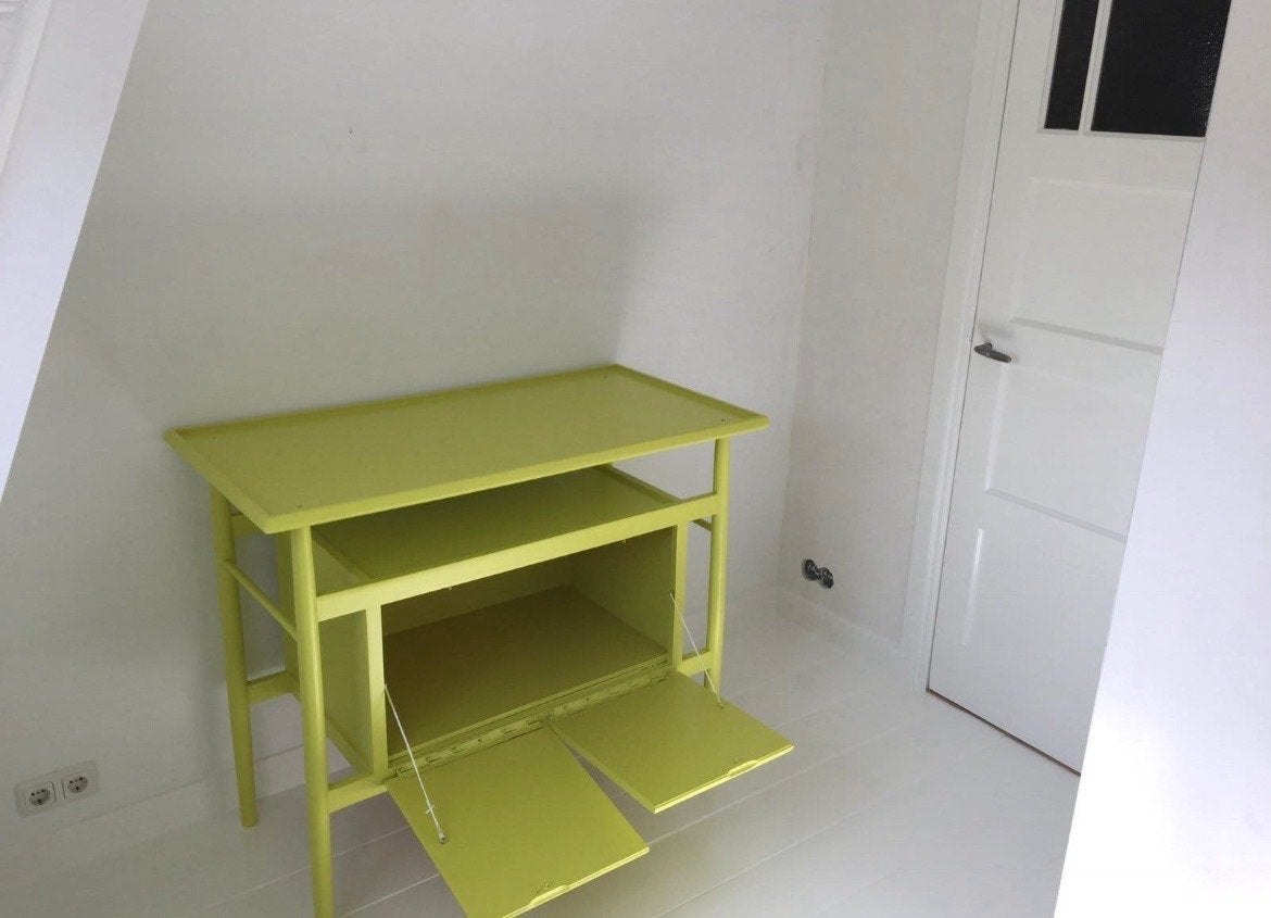Vintage houten commode, Gebruikt, Minder dan 75 cm, Minder dan 50 cm, Commode