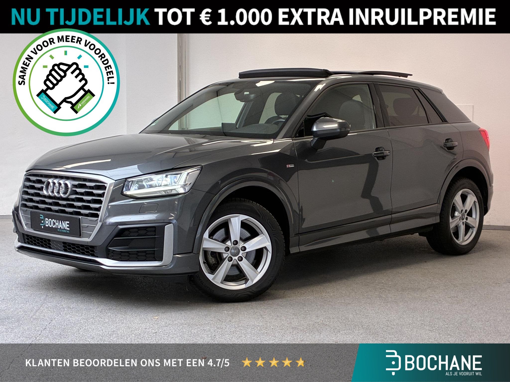 Audi Q2 30 TFSI S-line | PANO | ORGNL | DEALERONDERHOUDEN |