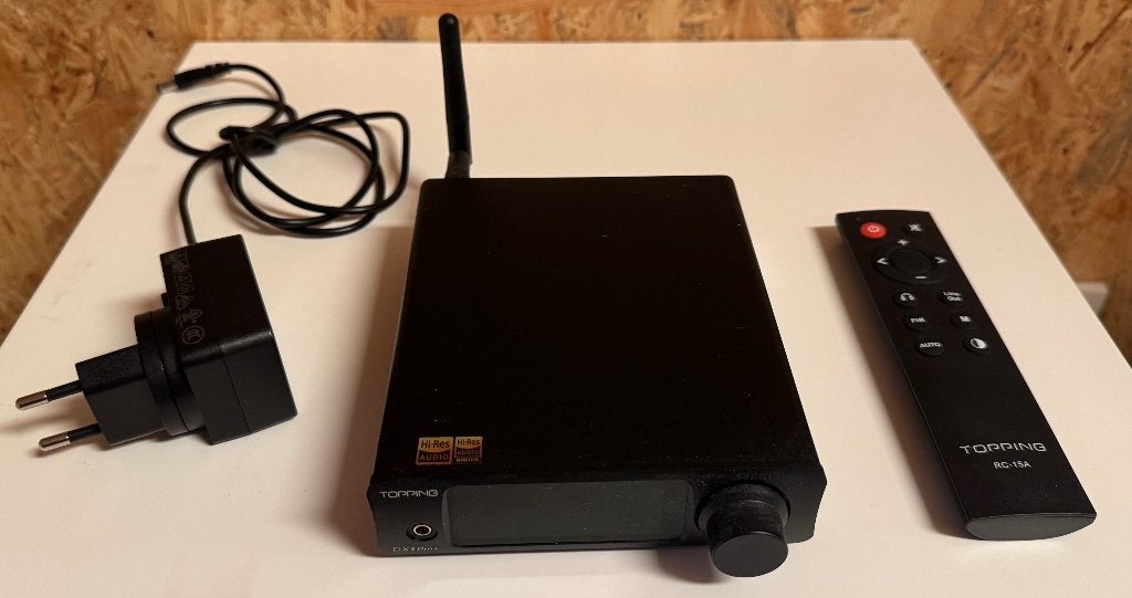 Topping DX3 Pro+ DAC met BT en hoofdtelefoonversterker, Ophalen of Verzenden, Zo goed als nieuw